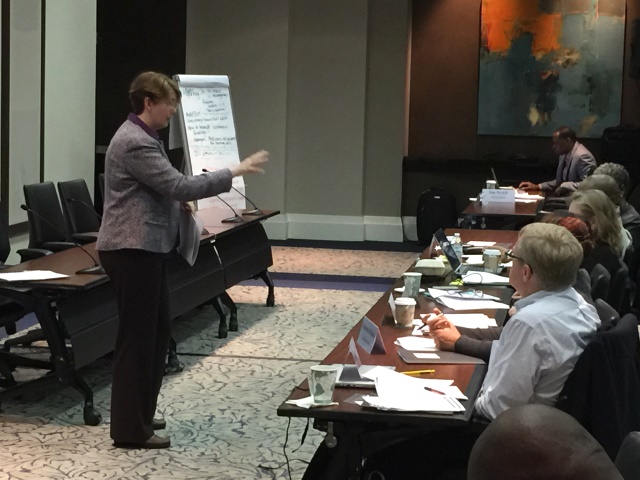 FLETA Program Manager Christiana Halsey provides FLETA Fundamentals training to the Federal Reserve System