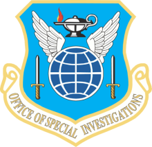 Air Force Office of Special Investigations logo Air Force Office of Special Investigations logo