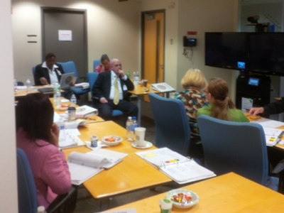 Bob Bruton provides FLETA Fundamentals to participants on-site and in Glynco, GA via video teleconference Bob Bruton provides FLETA Fundamentals to participants on-site and in Glynco, GA via video teleconference