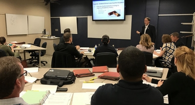 FLETA Program Manager C.J. Ross instructs in the Assessor Training Program FLETA Program Manager C.J. Ross instructs in the Assessor Training Program