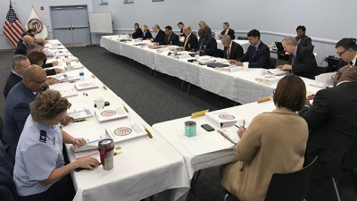 Members of the FLETA Board conduct business on Tuesday, November 6, 2018