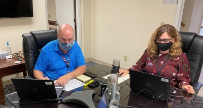 FLETA OA Staff conduct a technology test to support the Board meeting FLETA OA Staff conduct a technology test to support the Board meeting