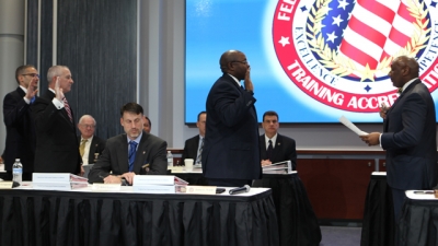 FLETA Board Executive Committee members are sworn in