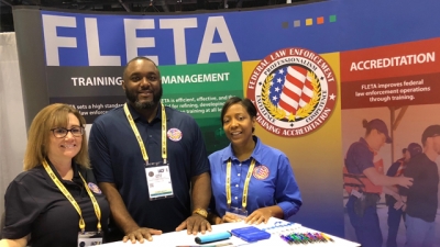 Representatives from the Office of Accreditation represent the FLETA Board at IACP Representatives from the Office of Accreditation represent the FLETA Board at IACP