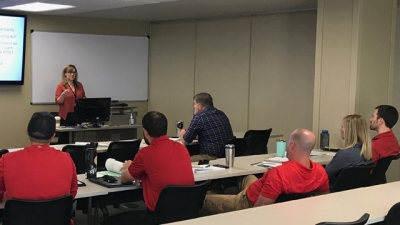 Program Manager Jennifer Kasper teaching FLETA Fundamentals Program Manager Jennifer Kasper teaching FLETA Fundamentals
