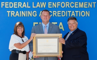 Cynthia Wild, Training Coordinator; William T. Fallon, Assistant Director for Training, USMS; Don Hines, Accreditation Manager Cynthia Wild, Training Coordinator; William T. Fallon, Assistant Director for Training, USMS; Don Hines, Accreditation Manager