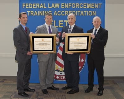 Jason M. Worchel, Branch Mgr, L.E. & Industry Trng Div; Michael R. Novak, Assist Administrator, Office of Trng & Workforce Dev; Joseph J. D’Angelillio, Deputy Division Director; Matthew J. Coyle, Lead Instructor, Instructor Dev Course Jason M. Worchel, Branch Mgr, L.E. & Industry Trng Div; Michael R. Novak, Assist Administrator, Office of Trng & Workforce Dev; Joseph J. D’Angelillio, Deputy Division Director; Matthew J. Coyle, Lead Instructor, Instructor Dev Course